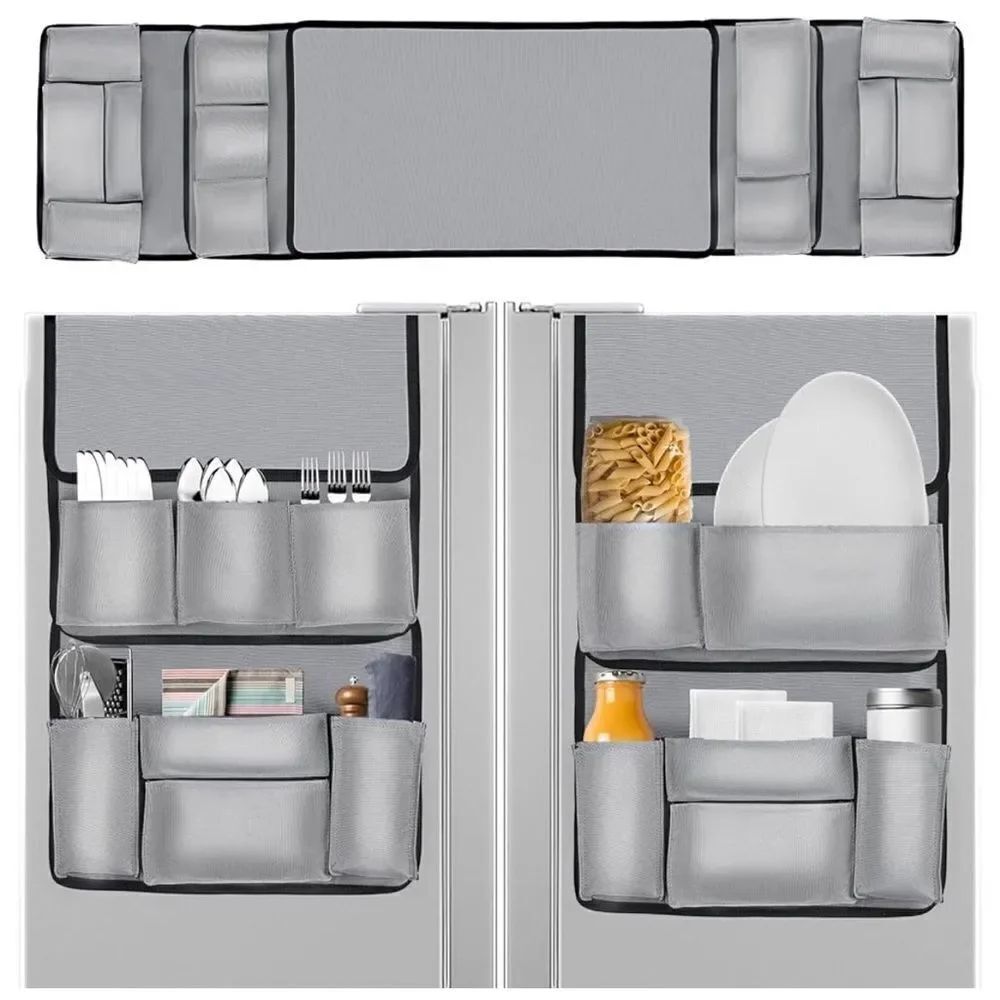 NiHome 5-Pack Mini Fridge Organizer with 14 Pockets
